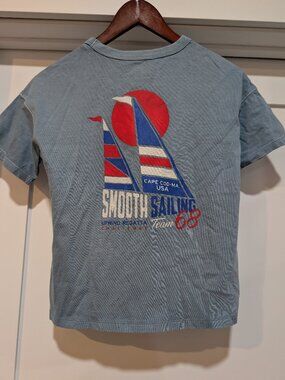 Boys' Short Sleeve Relaxed Fit T-Shirt - Cat & Jack Blue Medium